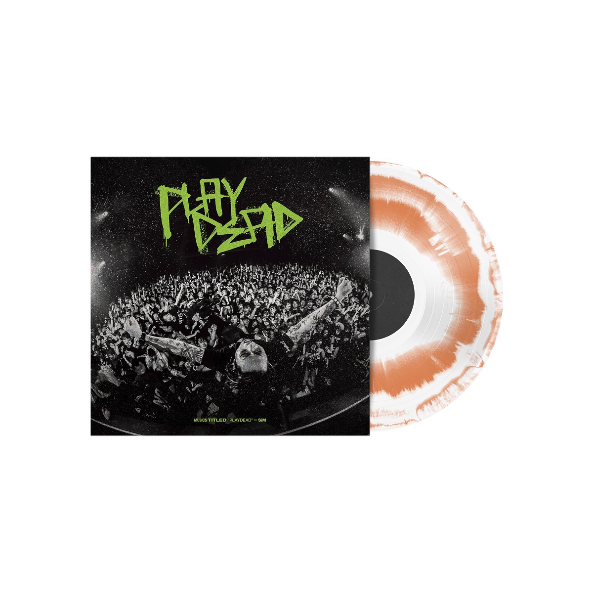SiM - PLAYDEAD Vinyl (Crunchyroll Orange and White Smash Color Exclusive) image count 0